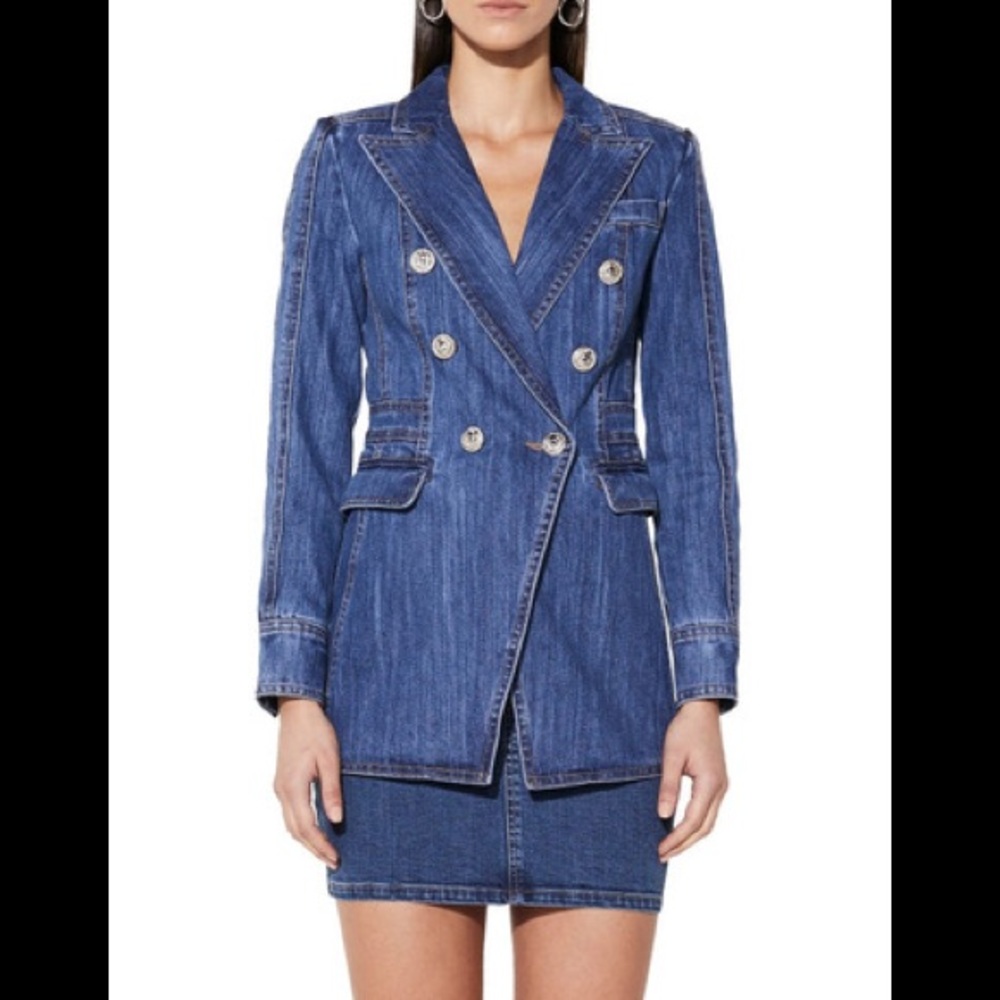 Mossman denim suit & skirt set